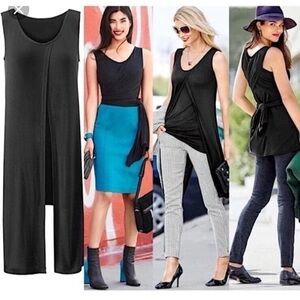 CAbi Black Multiway Beyond Tee Size S